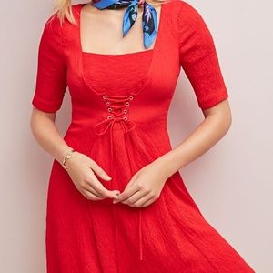 Anthropologie Maeve "Juliet" Corseted Dress